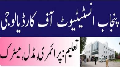 Punjab Institute of Cardiology Lahore Jobs 2022 | www.pic.gop.pk