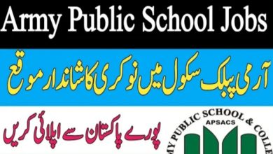 Army Public School APS Rawalakot Jobs 2022