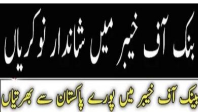 Khyber Bank BOK Jobs 2022 in Multiple Branches I www.bok.com.pk