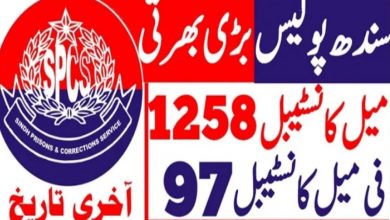 Prison Constables Jobs Vacancies at Prisons Department Sindh