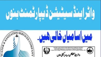 Sanitary Workers Jobs at WSSC Bannu