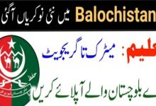 Balochistan Government Jobs at Cooperative Societies Department
