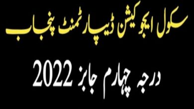 Education Department Class IV Jobs 2022 in Kasur District