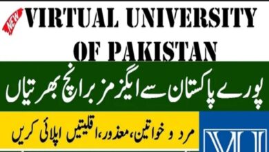 New Employment Opportunities at Virtual University of Pakistan
