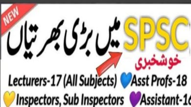 SPSC Jobs 2023 – SPSC Advertisement No. 05 | Apply at www.spsc.gov.pk