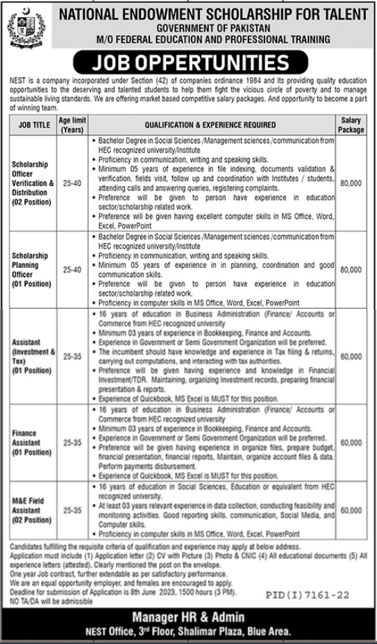 National Endowment Scholarship for Talent NEST Jobs 2023 | How to Apply