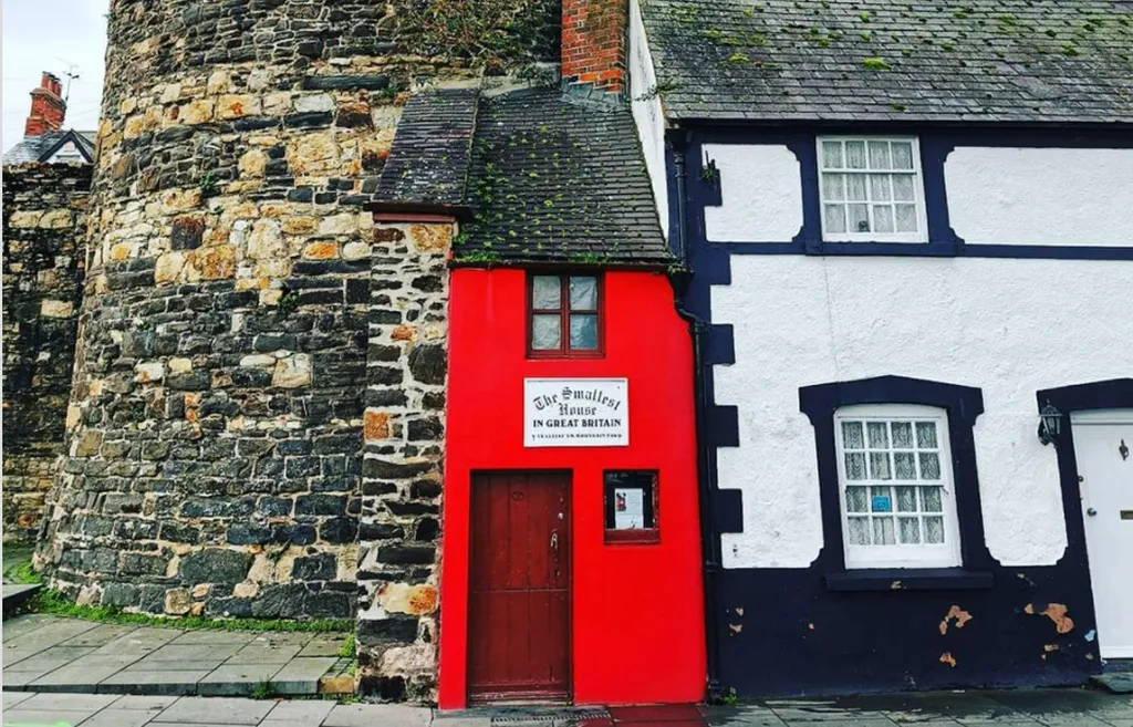 Only 6 feet wide, the UK's smallest house has an interesting history.