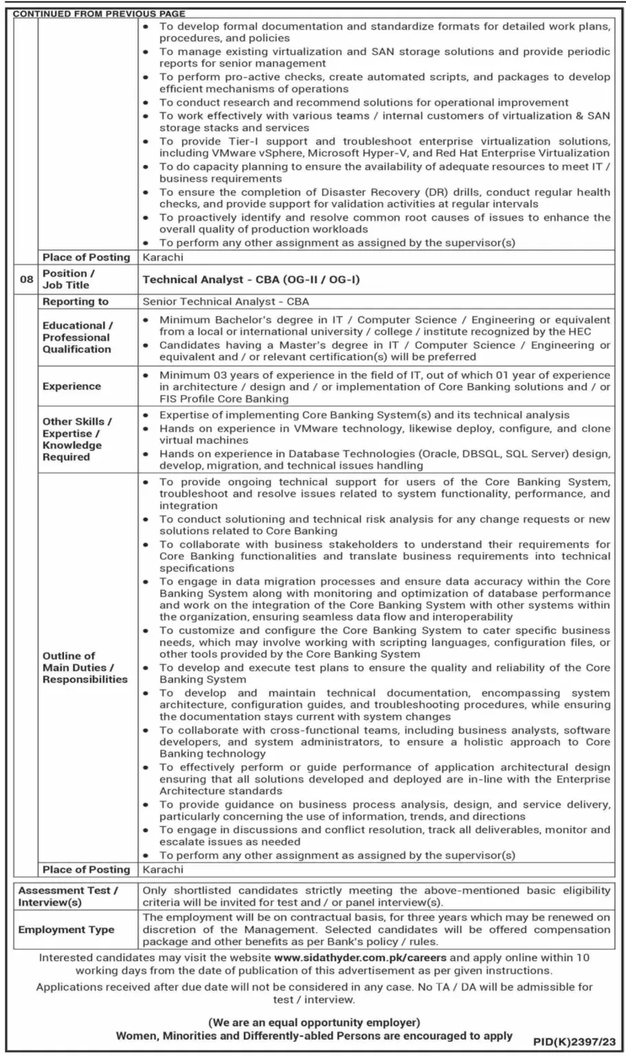 National Bank of Pakistan NBP Jobs 2024 | NBP Career Opportunies