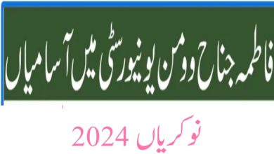 Fatima Jinnah Women University Rawalpindi Jobs 2024