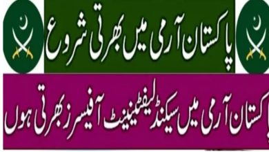 Pakistan Military Academy PMA 154 Long Course Jobs 2024