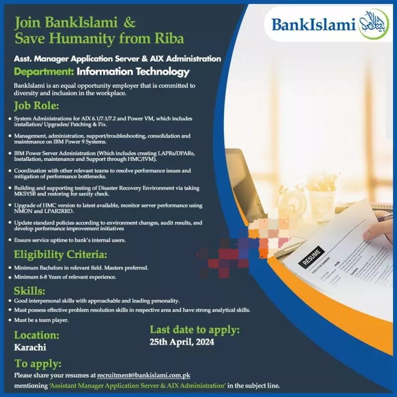 Bank Islami Jobs 2024 in Pakistan Apply Online