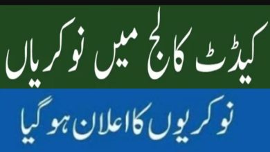 Cadet College Swat Jobs 2024 Non-Teaching Staff