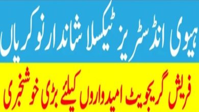 Heavy Industries Taxila Jobs 2024 HIT Online Apply Form at www.hit.gov.pk