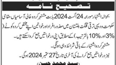 Situations Vacant At Local Government And Rural Development