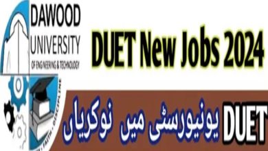 Dawood University of Engineering & Technology Karachi Jobs 2024 Job Advertisement Pakistan