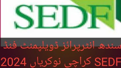 Sindh Enterprise Development Fund SEDF Karachi Jobs 2024