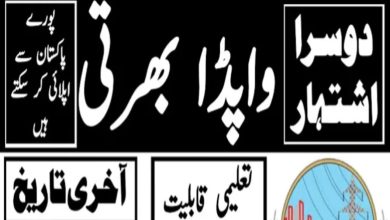 Situations Vacant At Water And Power Development Authority